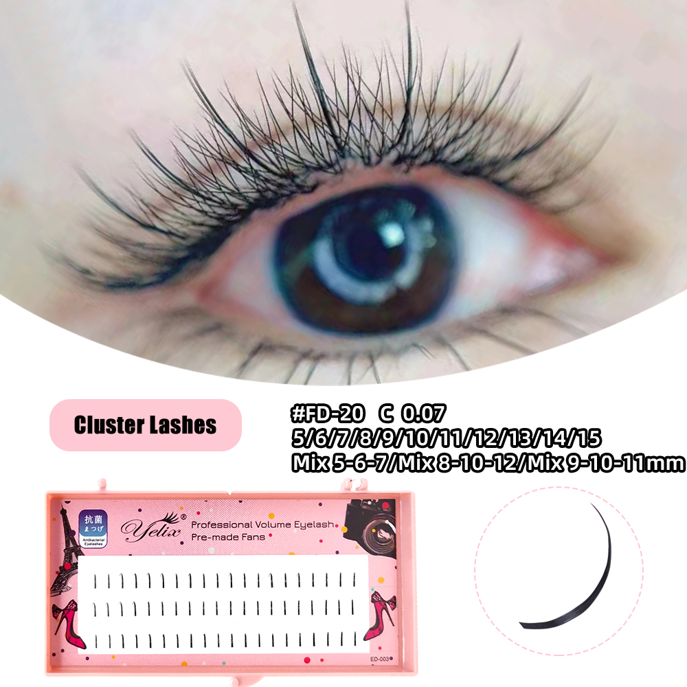 Yelix Natural Soft Individual  - đánh giá và giá Eyelash Extension Look