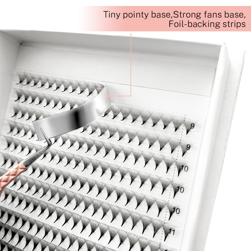 800/1600 Premade Volume Lash F - đánh giá và giá Eyelash Extension Human Hair