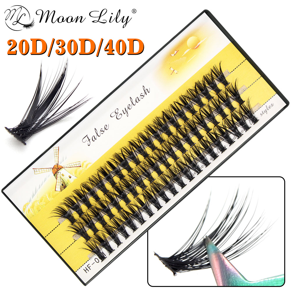 Mới 40D Cụm 60 Bó Chồn Cây Nối - đánh giá và giá Eyelash Extension Russian