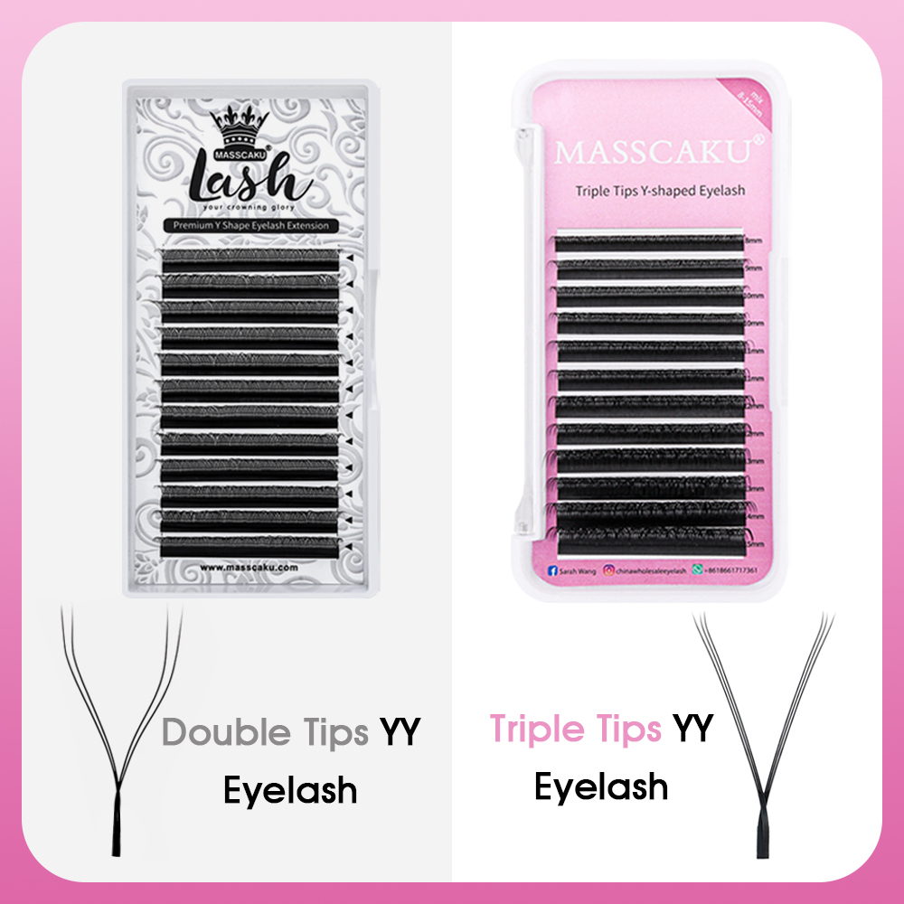 MASSCAKU Hot Selling Natural P - đánh giá và giá Eyelash Extension Russian